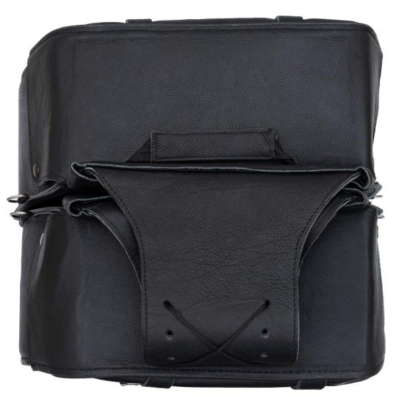 Saddlebags - Leather - Studs - Motorcycle Luggage - SD4079-STUD-LEATHER-DL