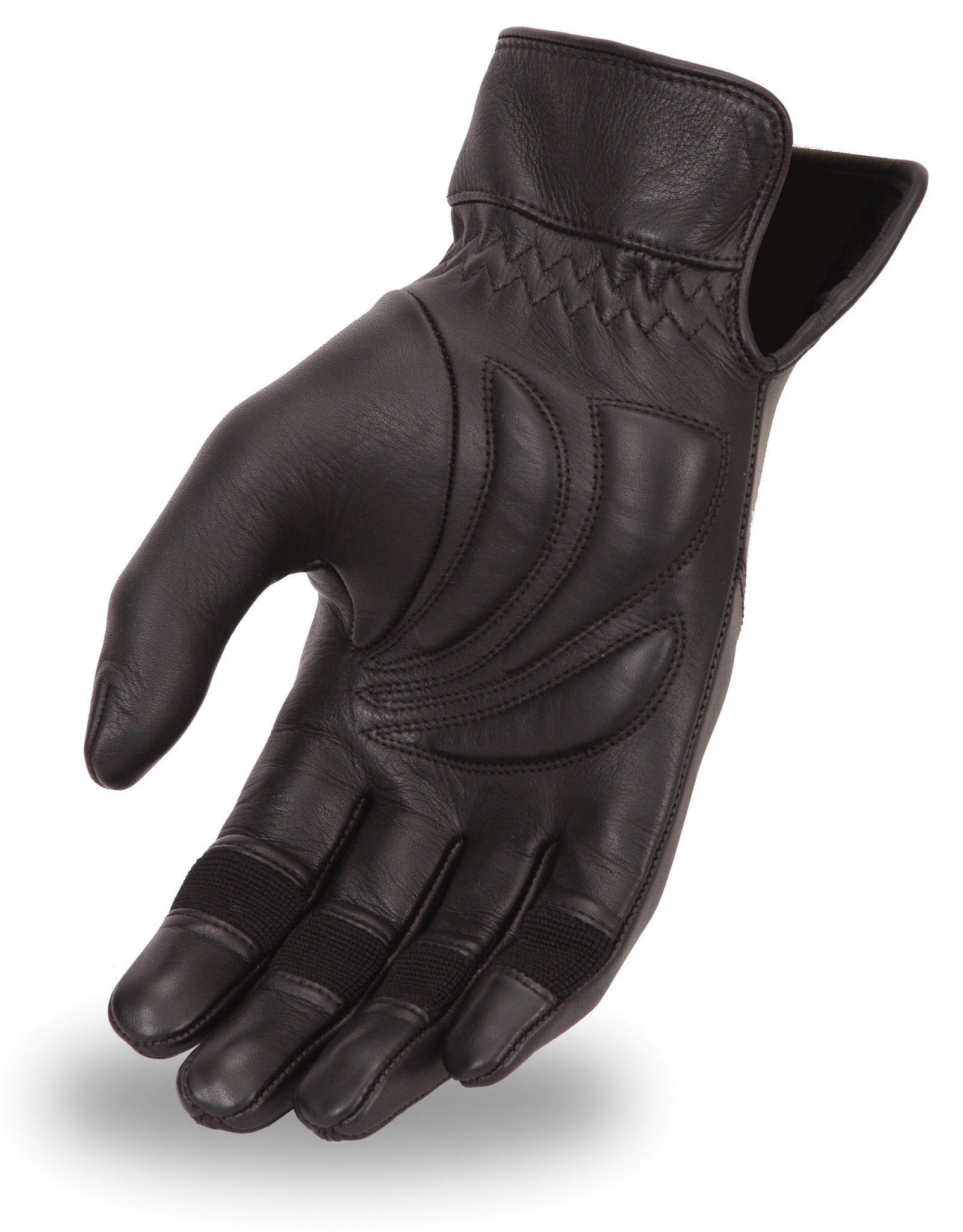 Leather Motorcycle Gloves - Women's - Gel Padding - Dame - FI114GEL-FM