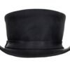 Deadman Top Hat - Men's - Black Leather - HAT1-11-DL