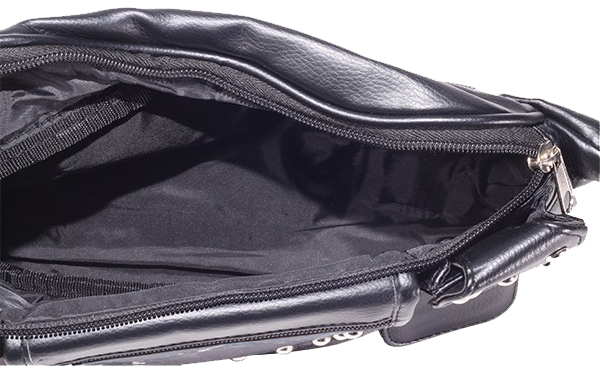 Motorcycle Magnetic Tank Bag - PVC - Studs - TB3038-PV-DL