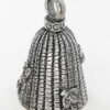 Bee Skep - Pewter - Motorcycle Guardian Bell - Made In USA - SKU GB-BEE-SKEP-DS