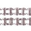 Set of Four Rebel Flag Vest Extenders with Bike Chain Design - AC1057-BC-DL