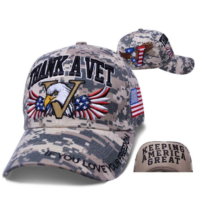 Keeping America Great - Baseball Cap - Thank A Vet - SKU SDPMTV-DS