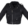 Leather Motorcycle Jacket - Kid's Teens - Biker - KD342-TEEN-DL