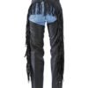 Leather Motorcycle Chaps - Women's - Booty Fringe - 733-00-UN