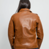 Leather Motorcycle Jacket - Women's - Choice of 5 Colors - Rebel - WBL1390-WB