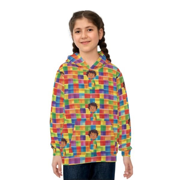Joe's Technicolor Coat - Rainbow Colors - Children's Hoodie (AOP)