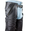 Leather Chaps - Men's or Women's - Premium Leather - C2334-88-DL