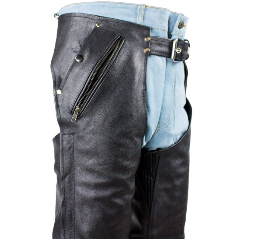 Leather Chaps - Men's or Women's - Premium Leather - C2334-88-DL