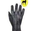 Leather Motorcycle Gloves - Women's - Deer Skin - Zipper - Biker - GLD114-22-DL