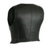 Leather Vest - Women's - Stylish Lightweight - Zipper - Motorcycle - DS238-DS