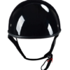 DOT Motorcycle Helmet - Matte Black - Shorty - Half - ULC-FX1-DL