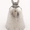 Pot Leaf - Pewter - Motorcycle Guardian Bell® - Made In USA - SKU GB-POT-LEAF-DS
