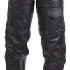 Leather Assless Chaps - Braid Design - Men or Women - C4326-04-DL
