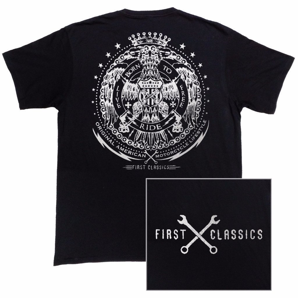 Born To Ride Reflective T-Shirt - Biker Tee - FIMTR002-FM