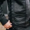 Leather Western Vest - Men's - Side Laces - Rancher - FIM652CDM-FM