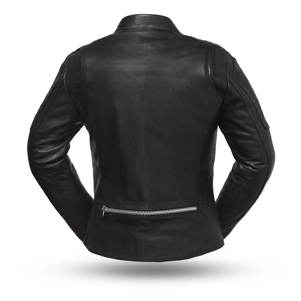 Leather Motorcycle Jacket - Women's - Warrior Princess - FIL187CJZ-FM