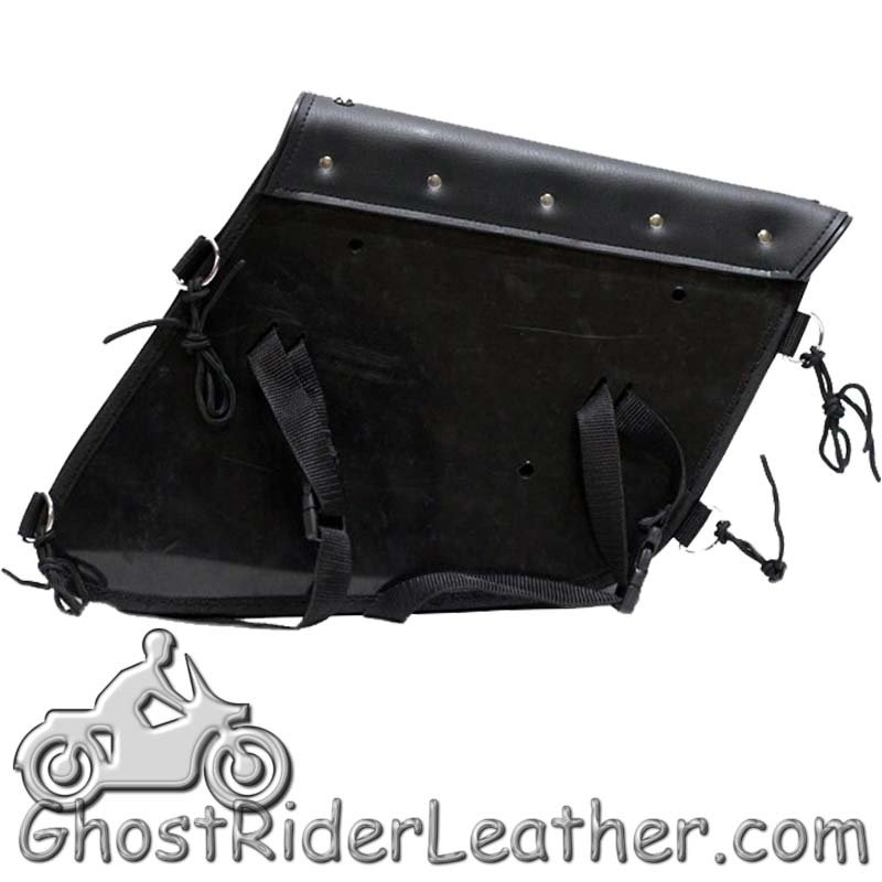 Swing Arm Bag - PVC - Right - Studs - Motorcycle Storage - SD4093-STUD-SOLO-DL