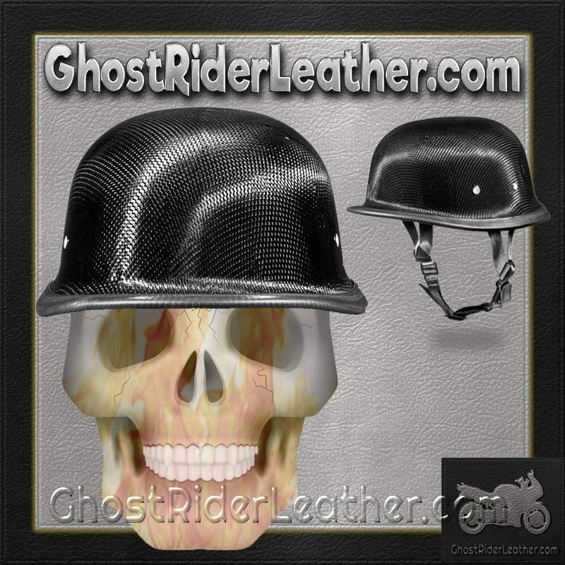 Novelty Motorcycle Helmet - Real Carbon Fiber - German - 2004G-DH