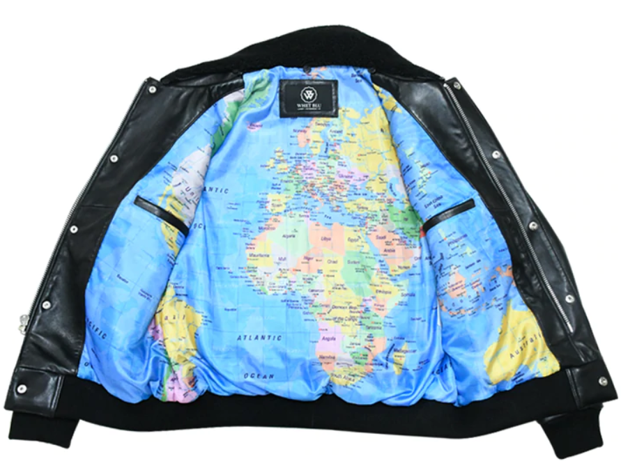Leather Bomber Jacket - Men's - Lambskin - Baron Bomber - WBM2190NZ-FM