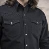 Canvas Motorcycle Shirt - Men's - Forsyth - Black - FIM416CNVS-FM