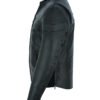 Leather Motorcycle Jacket - Men's - Biker - Up To 8XL - Racer - DS701-DS