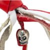 Get Back Whip - 42 Inches - Red and White Leather - Motorcycle Accessories - GBW12-11-DL
