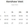 Denim Motorcycle Vest - Men's - Black - Kershaw - FIM691DM-FM