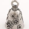 Lady Skull - Pewter - Motorcycle Guardian Bell® - Made In USA - SKU GB-LADY-SKULL-DS
