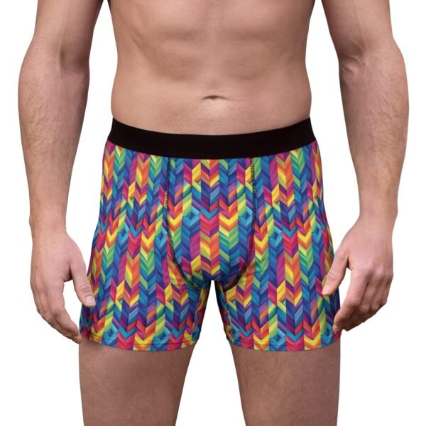 Joe's Technicolor Dream Coat Design - Rainbow Colors - Men's Boxer Briefs (AOP)