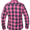 Flannel Motorcycle Shirt - Women's - Pink and Black - Up To Size 5XL - TW255-22-UN