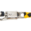 Get Back Whip in Black and Yellow Leather - With 8 Ball - 42 Inches - Motorcycle Accessories - GBW8-BALL8-DL