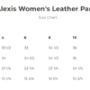 Women's Leather Motorcycle Pants - 5 Pocket Jean Style - Alexis - FIL710CFD-FM