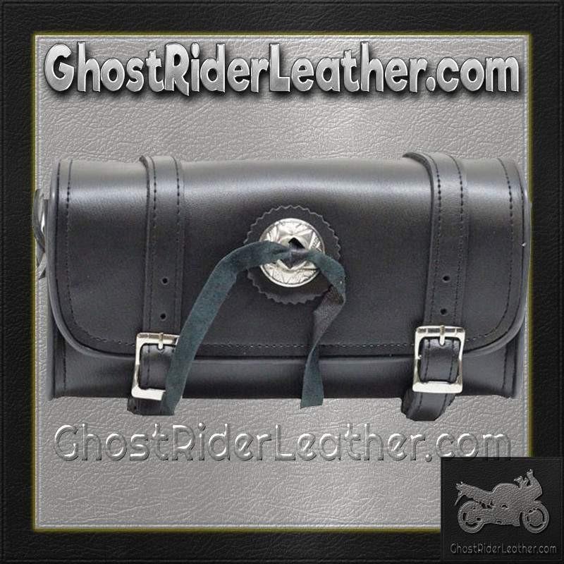 Concho PVC Motorcycle Tool Bag - Fork Bag - 10 Inch - SKU TB3022-DL