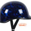 Novelty Motorcycle Helmet - Skull Boneyard Colors - Jockey Polo - BY-POLO-NOV-HI