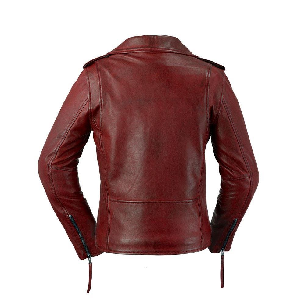 Rockstar - Women's Leather Jacket - Choice of 3 Colors - WBL1082