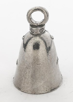 LadyBug - Pewter - Motorcycle Guardian Bell® - Made In USA - SKU GB-LADY-BUG-DS