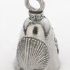 Sea Shell - Pewter - Motorcycle Guardian Bell® - Made In USA - SKU GB-SEA-SHELL-DS