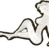 Vest Patches - Two Sexy Mudflap Girl Patches in Red and White - PAT-D525-D524-DL
