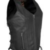 Leather Vest - Women's - Concealed Gun Pockets - Zipper - LV8545-88-DL