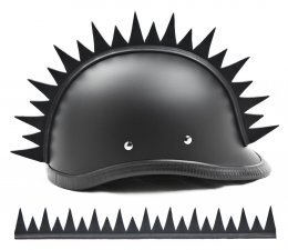 Helmet Mohawk - Warhawk - Jagged - Motorcycle Helmet Accessories - J1248-DS