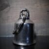 Race Flag Eagle - Pewter - Motorcycle Gremlin Bell - Made In USA - SKU BB84-DS