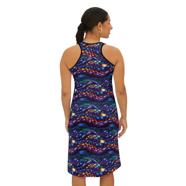 Diamond Abstract - Small Print - Multi Colors - Women's Racerback Dress (AOP)