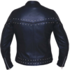 UNIK Ladies Premium Leather Jacket With Studs and Braid Design - SKU 6810-00-UN