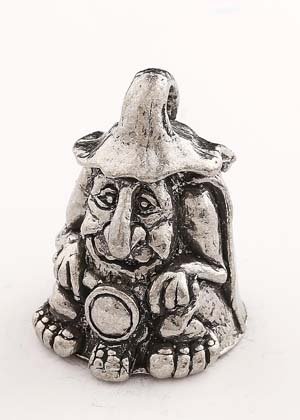 Gnome - Pewter - Motorcycle Guardian Bell® - Made In USA - SKU GB-GNOME-DS