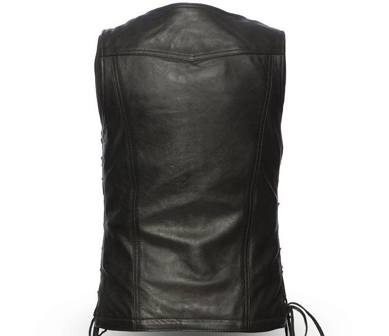 Leather Riding Vest - Women's - Jenni - FIL574SDM-FM