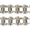 Set of Four Indian Head Nickel Vest Extenders with Chrome Motorcycle Chain - AC1054-BC-DL
