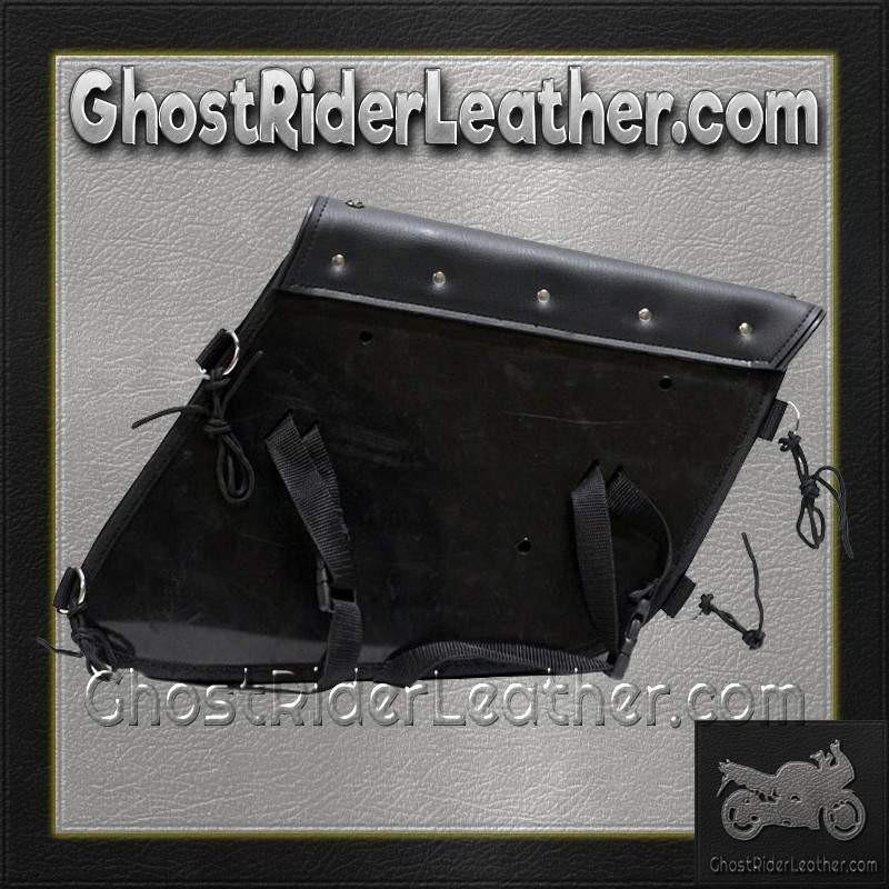 Swing Arm Bag - PVC - Right - Studs - Motorcycle Storage - SD4093-STUD-SOLO-DL