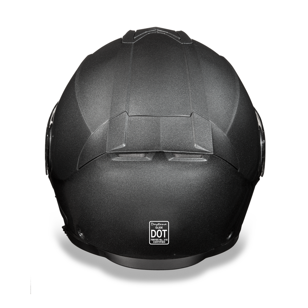 DOT Motorcycle Helmet - Gun Metal Gray Metallic - Modular - Full Face - MG1-GM-DH