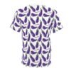 Doodle Eggplant Emoji - Text Schwing - Purple Green on White - Unisex Tee - T-Shirt